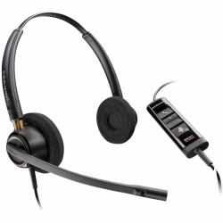 HP Poly EncorePro 525-M - EncorePro 500 series - headset - on-ear - wired - USB-A - black - Certified for Microsoft Teams