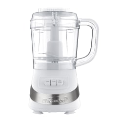 Brentwood FP-549W 3-Cup Food Processor, 10"H x 7"W x 5"D, White