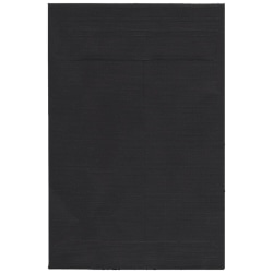 JAM Paper® Open-End 6" x 9" Catalog Envelopes, Gummed Seal, Black, Pack Of 10