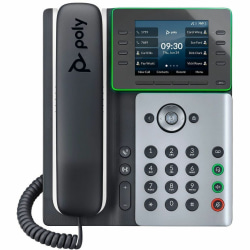 Poly Edge E350 IP Phone and PoE-enabled GSA/TAA - 32 x Total Line - VoIP - 3.5" LCD - IEEE 802.11a/b/g/n/ac - 2 x Network (RJ-45) - PoE Ports