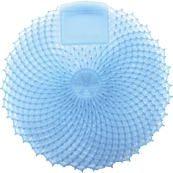 Genuine Joe Fresh Cotton Scent Odor-Control Urinal Screens, 7", Light Blue, Pack Of 12 Urinal Screens