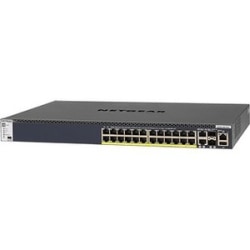 Netgear M4300 24x1G PoE+ Stackable Managed Switch with 2x10GBASE-T and 2xSFP+ (1000W PSU) - 26 Ports - GSM4328PB100NES