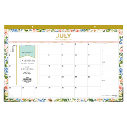DESK PAD PLANNING CALENDAR DD ASHLEY COTTAGE - 17X11 AY26-27 MONTHLY
