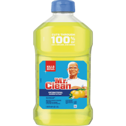 Mr. Clean Antibacterial Cleaner - Liquid - 45 fl oz (1.4 quart) - Summer Citrus Scent - 1 Bottle - Yellow