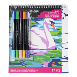 Vivid by Brea Reese Marker Color-By-Number Kit, Forest, Total Qty 1