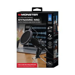 Monster Cable 6-Piece Microphone Kit, Black