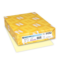 Classic Crest Premium Paper with Smooth Finish - Ivory - Letter - 8 1/2"x11" - 24 lb Basis Weight - Smooth - 01352