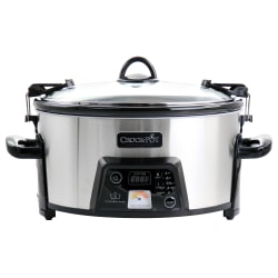 Crock-Pot® Cook & Carry™ 6 Qt Programmable Slow Cooker, Stainless Steel