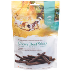 Caledon Farms Chewy Sticks Dog Treats, Beef, 7.8 Oz, Total Qty 4