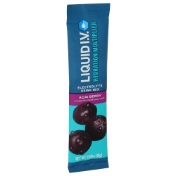 Liquid I.V. Hydration Multiplier Electrolyte Drink Mix, Acai Berry, 0.56 Oz, Total Qty 8