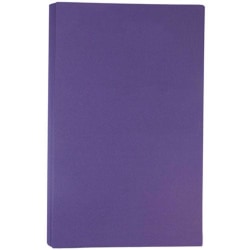 JAM Paper® Legal Matte Paper, Dark Purple, Legal (8.5" x 14"), 50 Sheets Per Pack, 28 Lb