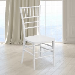 Flash Furniture HERCULES PREMIUM Series Stacking Chiavari Chair, White