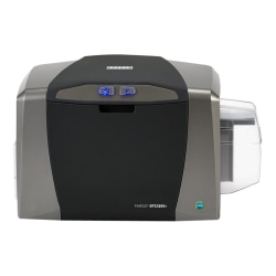 Fargo DTC 1250E - Plastic card printer - color - dye sublimation/thermal resin - - 300 dpi - up to 600 cards/hour (mono)/up to 150 cards/hour (color)