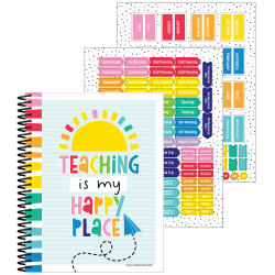Carson Dellosa Education Teacher Planner, Happy Place