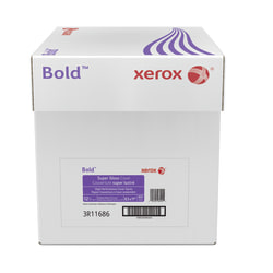 Xerox® Bold Digital™ Super Gloss Cover Copy Paper, Letter Size (8 1/2" x 11"), 92 (U.S.) Brightness, FSC® Certified, White, 200 Sheets Per Pack, Case Of 4 Reams