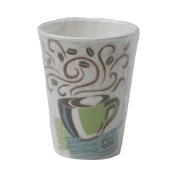 Dixie® PerfecTouch Insulated Paper Cups, 8 Oz, Coffee Haze, Pack Of 1,000 Cups