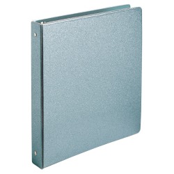 Office Depot® Brand Fashion 3-Ring Binder, 1" Round Rings, Light Blue Glitter
