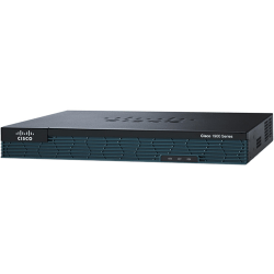 Cisco 1921 Integrated Services Router - 2 Ports - Management Port - 2 - 512 MB - Gigabit Ethernet - 1U - Rack-mountable, Wall Mountable