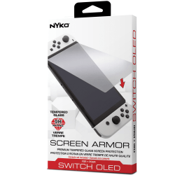 Nyko Screen Armor Screen Protector For Nintendo Switch OLED, Clear, NYK87318