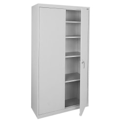 Sandusky Value Series 36"W Light Duty Storage Cabinet, Dove Gray