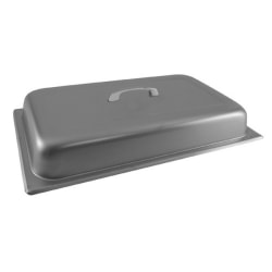 Winco Full Size Pan Cover, 12" x 20", Silver