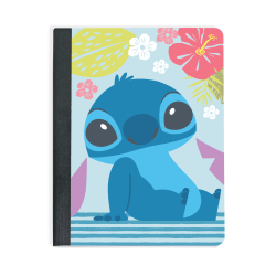 Innovative Designs Licensed Composition Notebook, 7-1/2" x 9-3/4", Single Subject, Wide Ruled, 100 Sheets, Lilo & Stitch
