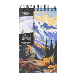 Brea Reese Sketch Pad, 5-1/2" x 8-1/2", Landscape, 100 Sheets, Total Qty 1