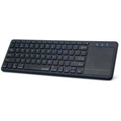 Delton N60 Small Bluetooth Keyboard With Touchpad, Black