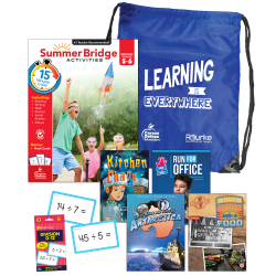 Carson Dellosa Summer Bridge Activities Summer Bridge Essentials Backpack, Grade 5 to 6
