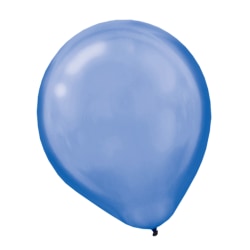 Amscan Pearlized Latex Balloons, 12", Royal Blue, Pack Of 72 Balloons, Set Of 2 Packs
