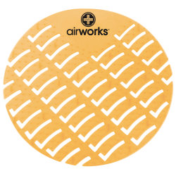 Hospeco AirWorks Urinal Screens, Citrus Grove, Pack Of 10 Screens