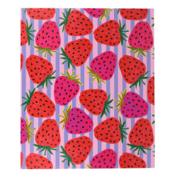 Top Flight Fashion 2-Pocket Folder, 9-7/8" x 11-13/16", Strawberries