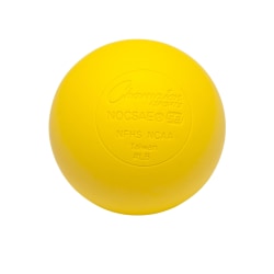 Champion Sports Official Size Lacrosse Balls, 2-1/2", Yellow, Pack Of 12 Lacrosse Balls