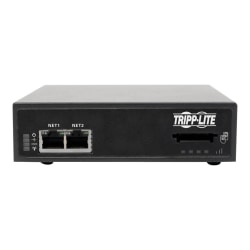Tripp Lite 8-Port Console Server Cellular Gateway Dual GB NIC & SIM, 4G LTE - Console server - 8 ports - 1GbE, RS-232 - AT&T, Rogers, Telus - TAA Compliant