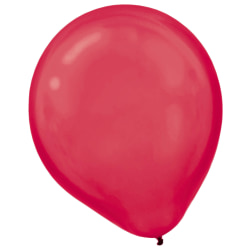Amscan Latex Balloons, 12", Apple Red, 15 Balloons Per Pack, Set of 4 Packs