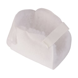 DMI® Heel Protectors With Strap, 5"H x 2"W x 1"D, White, Pack Of 2