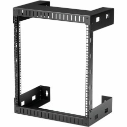 StarTech.com 12U Wallmount Server Rack- Equipment rack - 12in Depth - Save space by mounting your equipment on the wall - Easy installation with mounting points positioned 16 in. apart to match standard wall studs