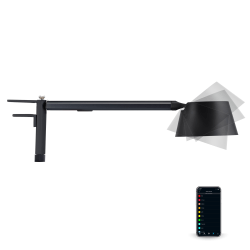 Black+Decker Verve Designer Series Smart LED Desk Lamp With Clamp Base, 4-1/16"H, Black
