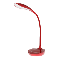 Bostitch® Gooseneck LED Desk Lamp, 10-1/4"H, Red