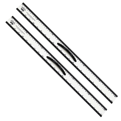 Learning Advantage Magnetic Dry-Erase Straight Edges, 24", White, Pack Of 2 Straight Edges