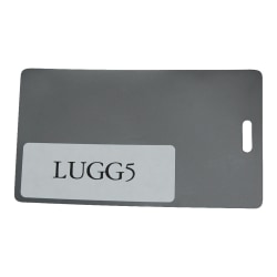 Loma Laminate Pouch, Luggage Tag, 2.5" x 4.25", Clear, Box Of 500