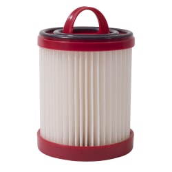Sanitaire DCF-3 Dust Cup Filter, 6-13/16" x 4", White/Red