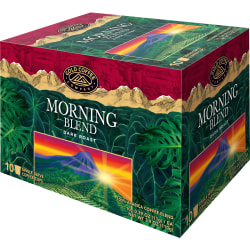 Gold Coffee Company Single-Serve Pods, Morning Blend, Carton Of 10