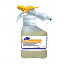Diversey Suma Break-Up Chlor SC D3.4 Degreaser, 50.7 Oz, Yellow, Pack Of 2 Bottles