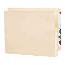 Smead® Manila File Pocket With Reinforced Tab, Letter Size, 1 3/4" Expansion, Box Of 25
