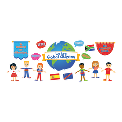 Carson-Dellosa We Are Global Citizens Bulletin Board Set, Multicolor, Grades Pre-K - 5