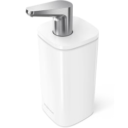 simplehuman Liquid Soap And Hand Sanitizer Pulse Pump, 10 Oz, White