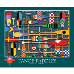 Willow Creek Press 1,000-Piece Puzzle, 26-5/8" x 19-1/4", Canoe Paddles