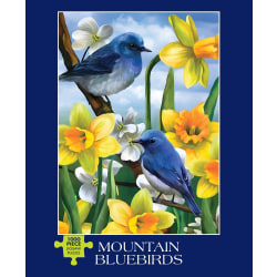 Willow Creek Press 1,000-Piece Puzzle, 26-5/8" x 19-1/4", Mountain Bluebirds