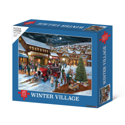 Willow Creek Press 1,000-Piece Puzzle, 26-5/8" x 19-1/4", Winter Christmas
